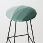 Mountain, Landscape, Green, Ombre Paintings Stool Gallery Image 2