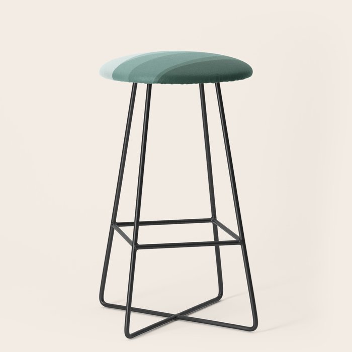 Mountain, Landscape, Green, Ombre Paintings Stool Gallery Image 1
