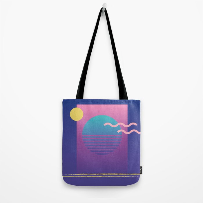 Memphis Pattern 36 / 80s - 90s Retro Tote Bag Gallery Image 2