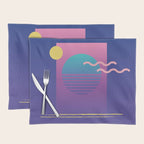 Memphis Pattern 36 / 80s - 90s Retro Placemat Gallery Image 1