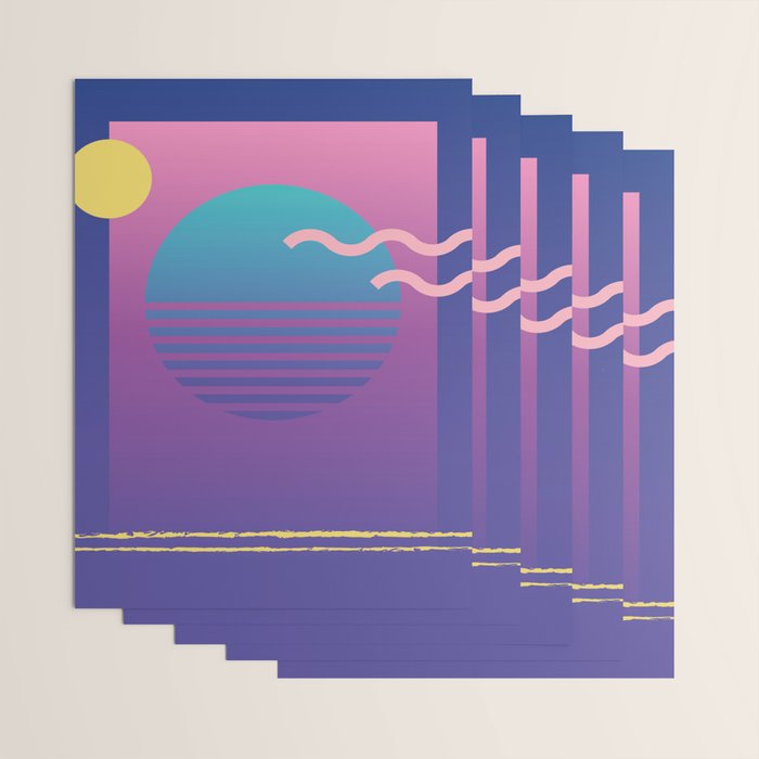 Memphis Pattern 36 / 80s - 90s Retro Wrapping Paper Gallery Image 3