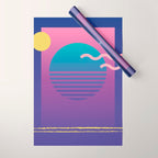 Memphis Pattern 36 / 80s - 90s Retro Wrapping Paper Gallery Image 1