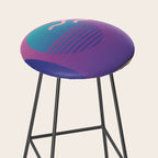 Memphis Pattern 36 / 80s - 90s Retro Stool Gallery Image 2