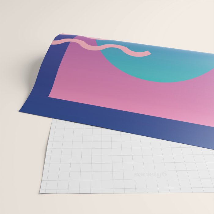 Memphis Pattern 36 / 80s - 90s Retro Wrapping Paper Gallery Image 2