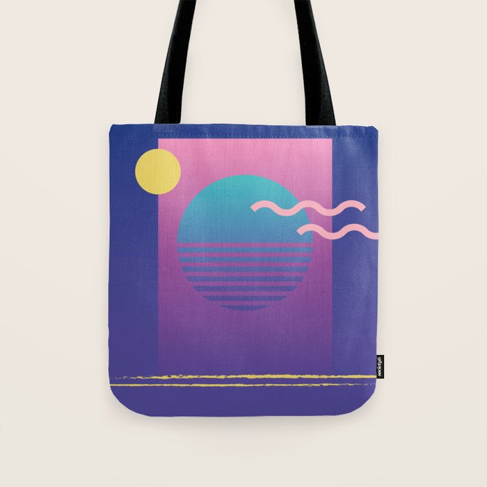 Memphis Pattern 36 / 80s - 90s Retro Tote Bag Gallery Image 1