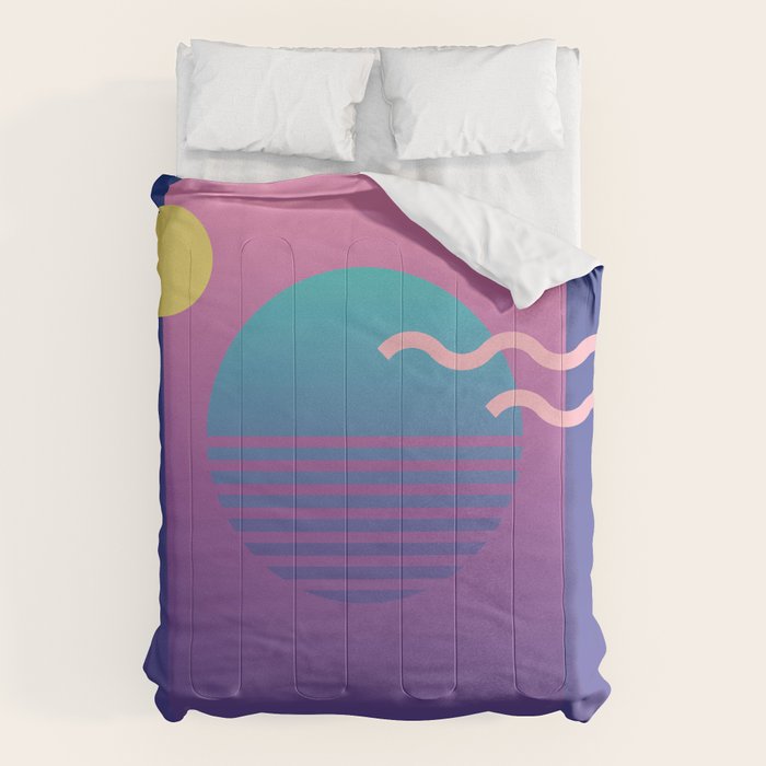 Memphis Pattern 36 / 80s - 90s Retro Comforter Gallery Image 6