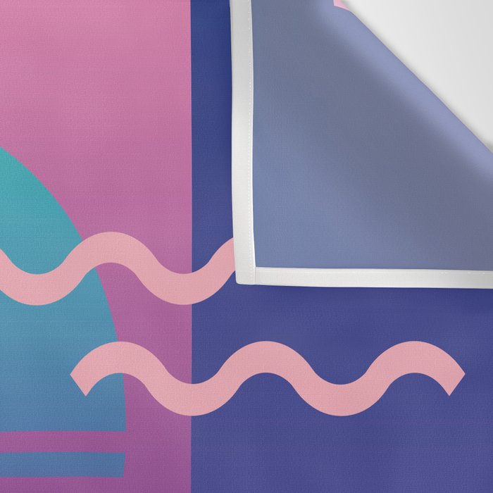 Memphis Pattern 36 / 80s - 90s Retro Wall Tapestry Gallery Image 3