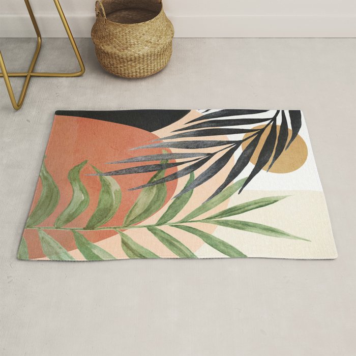 Abstract Tropical Art VI Rug Gallery Image 1