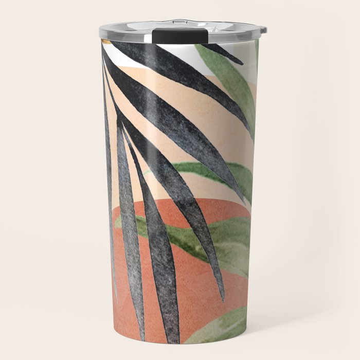 Abstract Tropical Art VI Travel Mug Gallery Image 1