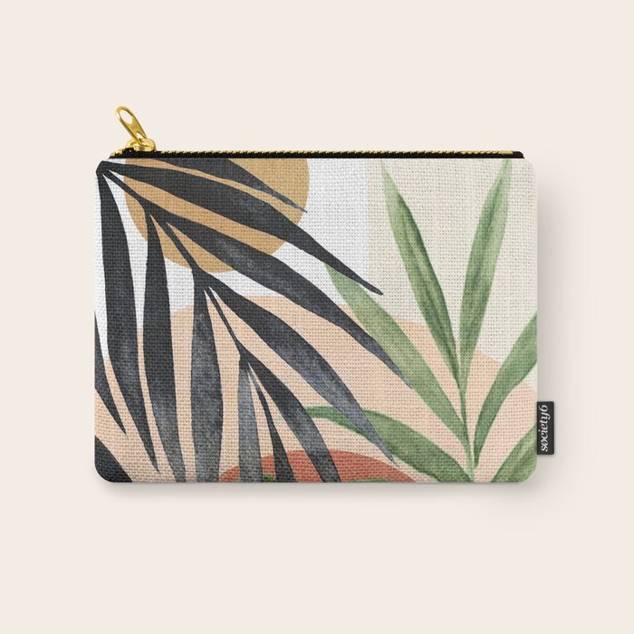 Abstract Tropical Art VI Carry All Pouch Gallery Image 1