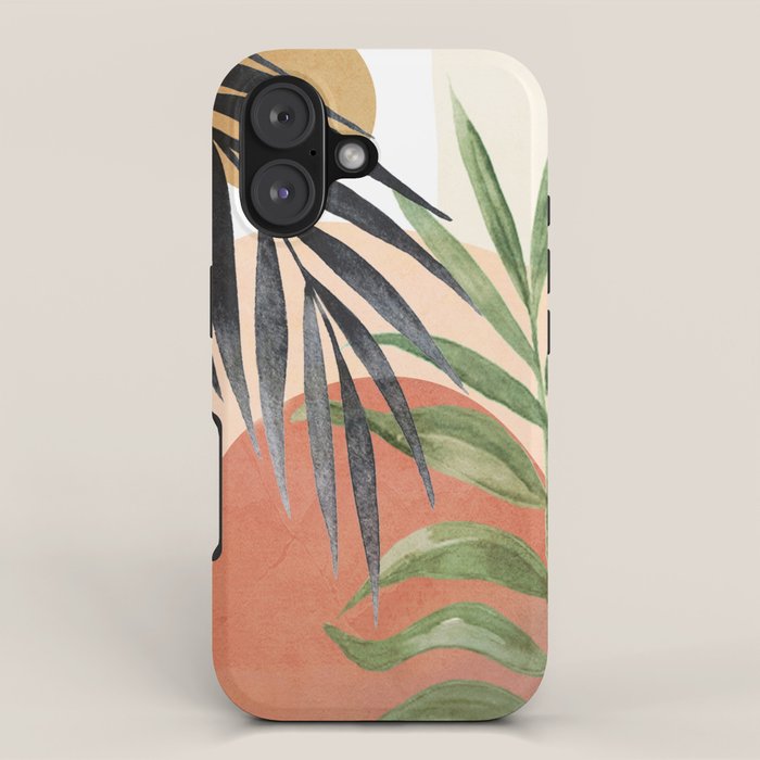 Abstract Tropical Art VI iPhone Case Gallery Image 1