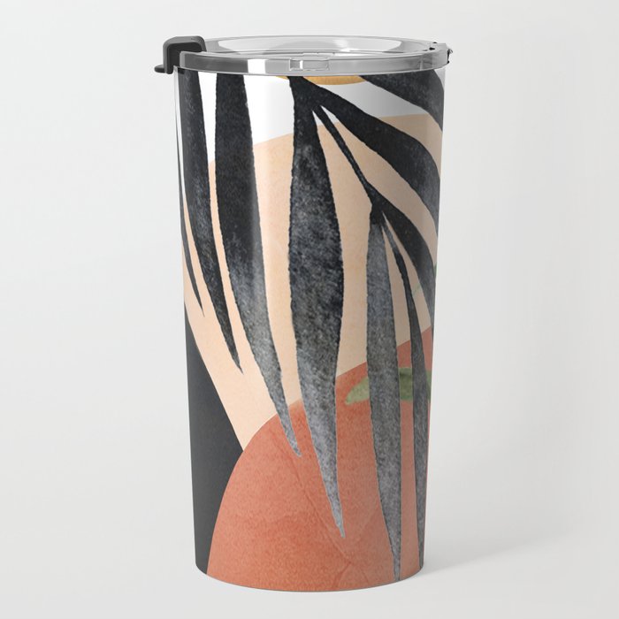 Abstract Tropical Art VI Travel Mug Gallery Image 3