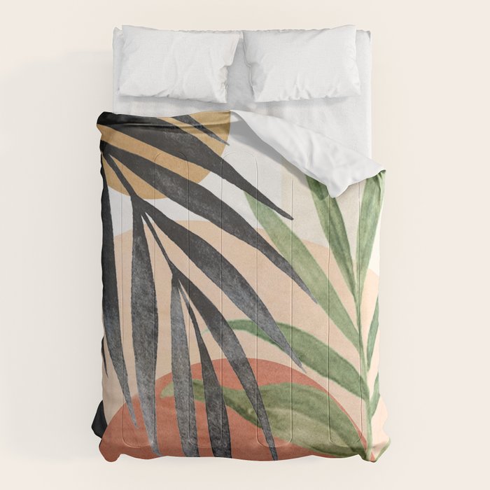 Abstract Tropical Art VI Comforter Gallery Image 1