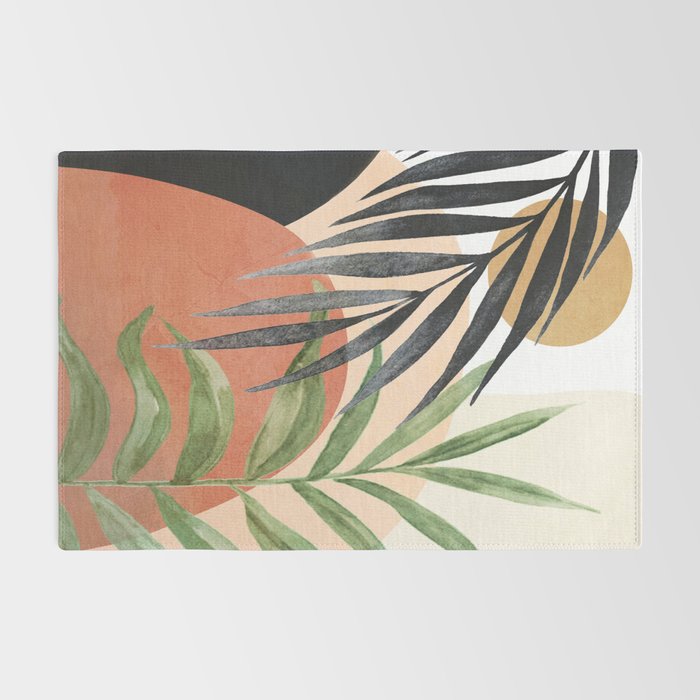 Abstract Tropical Art VI Rug Gallery Image 2