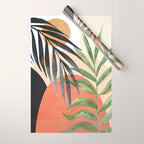 Abstract Tropical Art VI Wrapping Paper Gallery Image 1