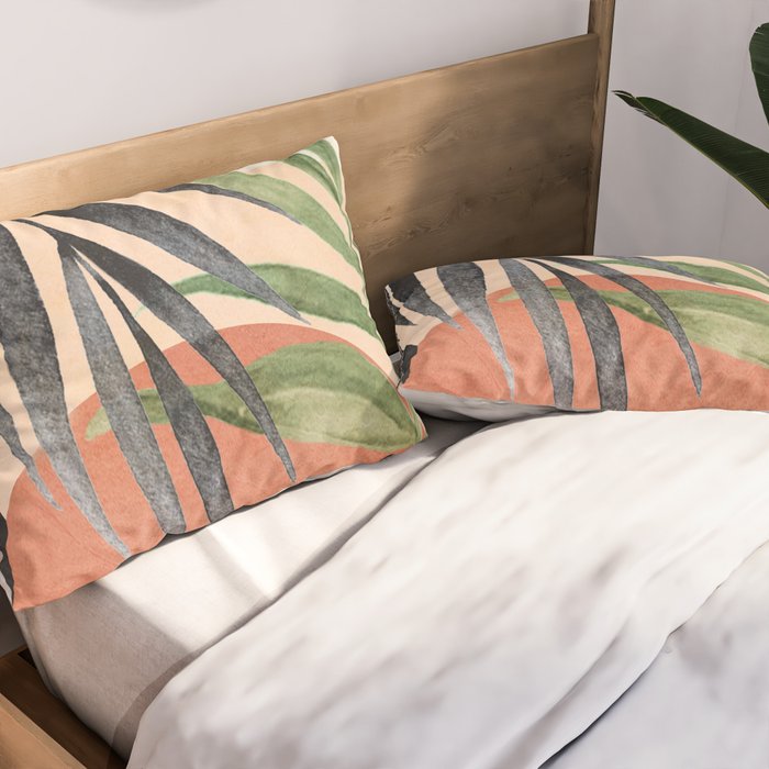 Abstract Tropical Art VI Pillow Sham Gallery Image 2