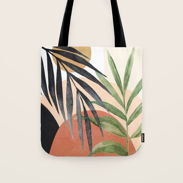 Abstract Tropical Art VI Tote Bag Gallery Image 1