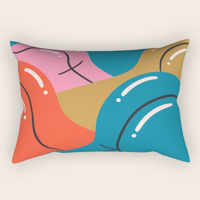 Suns Out, Buns Out!  Rectangular Pillow Gallery Image 2