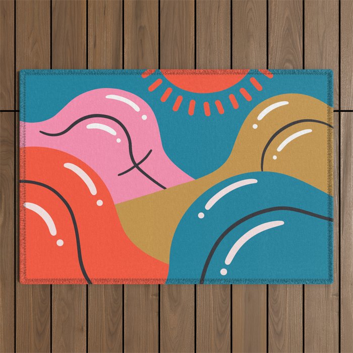 Suns Out, Buns Out!  Outdoor Rug Gallery Image 1