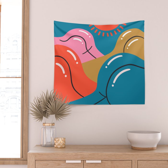 Suns Out, Buns Out!  Wall Tapestry Gallery Image 2