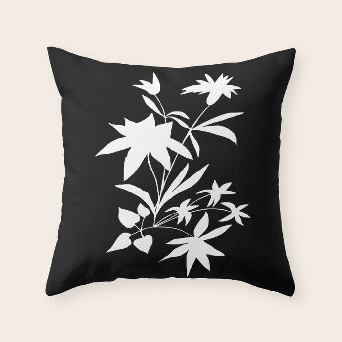 Fireworks Flowers  Throw Pillow Gallery Image 1