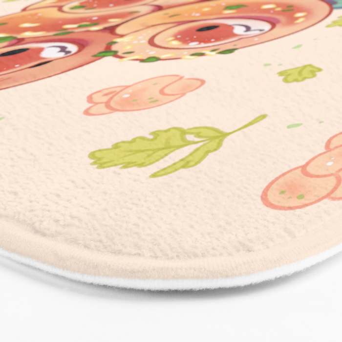 Garlic knot pythons Bath Mat Gallery Image 3