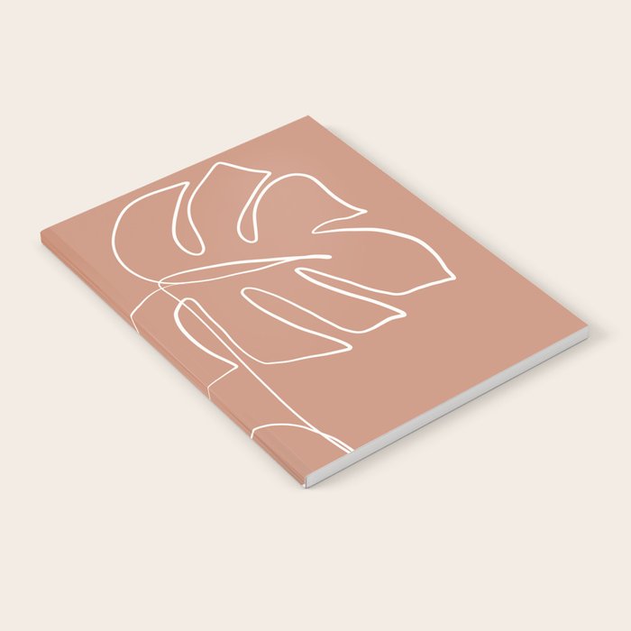 Monstera minimal - earth Notebook Gallery Image 2
