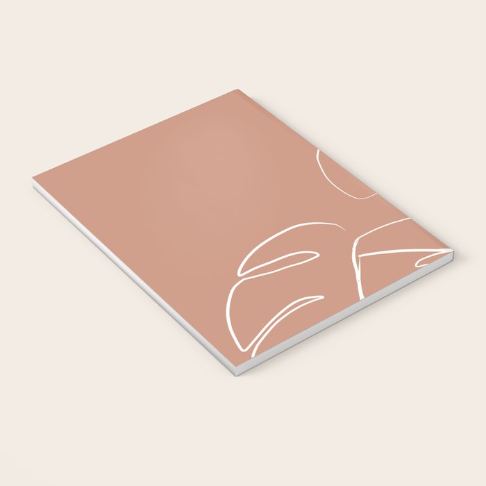 Monstera minimal - earth Notebook Gallery Image 3