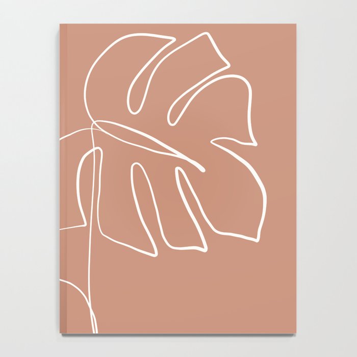 Monstera minimal - earth Notebook Gallery Image 4
