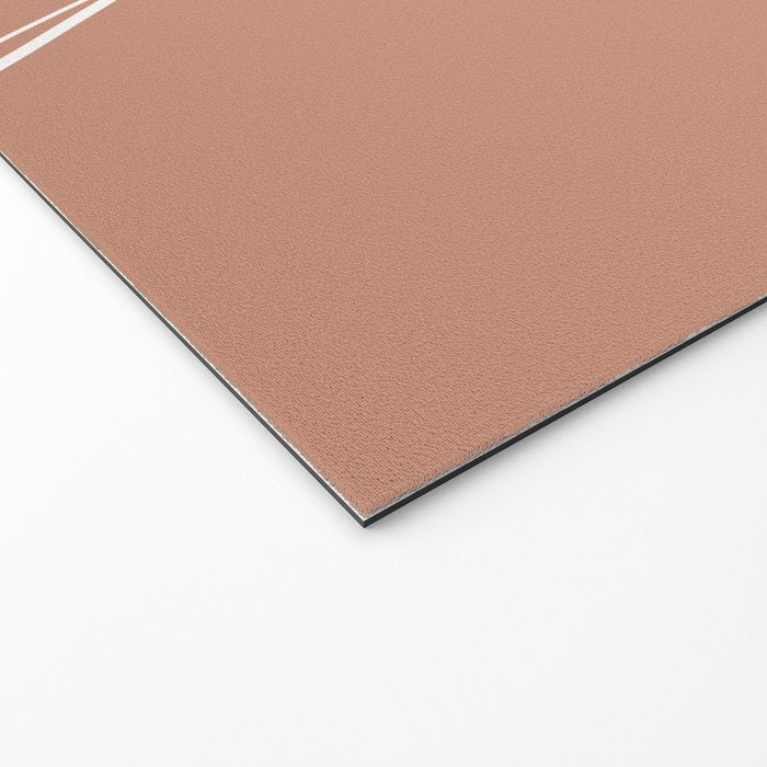 Monstera minimal - earth Welcome Mat Gallery Image 2