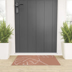 Monstera minimal - earth Welcome Mat Gallery Image 3