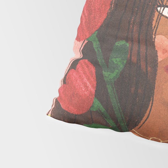 Lady with Tulip Pillow Sham Gallery Image 4