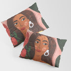 Lady with Tulip Pillow Sham Gallery Image 3