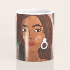 Lady with Tulip Coffee Mug Gallery Image 4