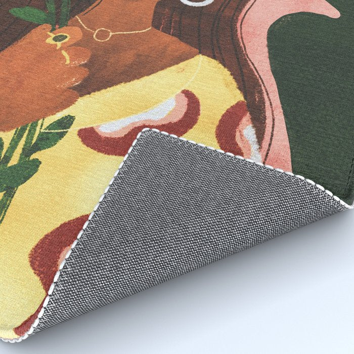 Lady with Tulip Rug Gallery Image 4