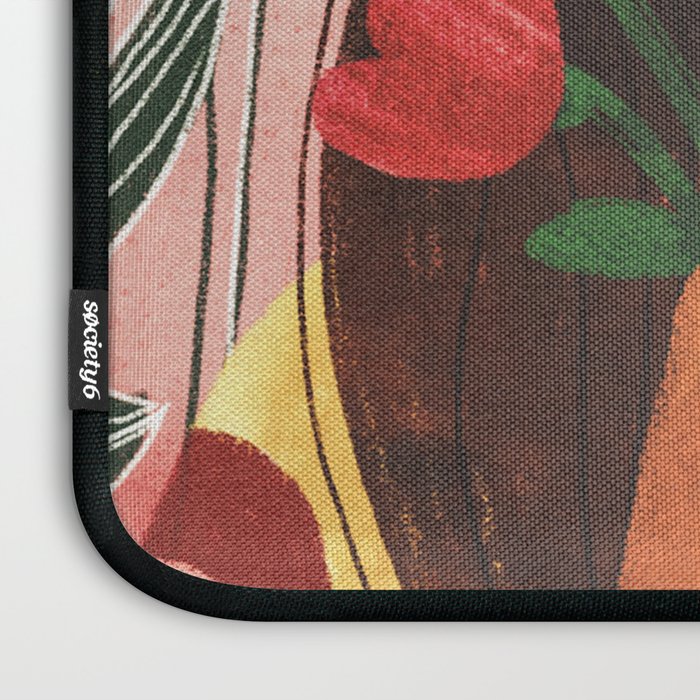 Lady with Tulip Laptop Sleeve Gallery Image 3