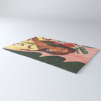 Lady with Tulip Rug Gallery Image 3