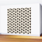 Dachshund Love | Cute Longhaired Black and Tan Wiener Dog Wall Mural Gallery Image 2