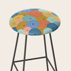 Coloful Sea Urchins 2 Stool Gallery Image 2