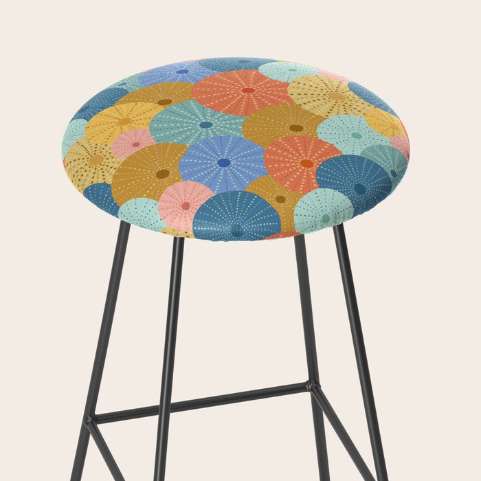 Coloful Sea Urchins 2 Stool Gallery Image 2