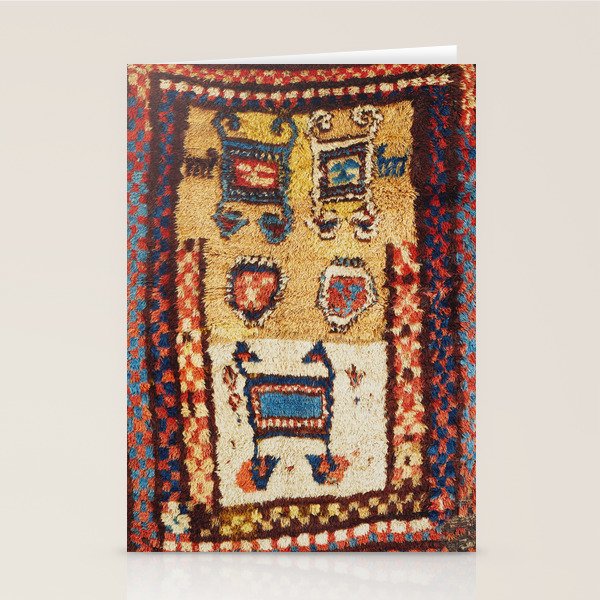 Zakatale Central Caucasus Sleeping Rug Print Stationery Card Gallery Image 2