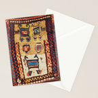 Zakatale Central Caucasus Sleeping Rug Print Stationery Card Gallery Image 2
