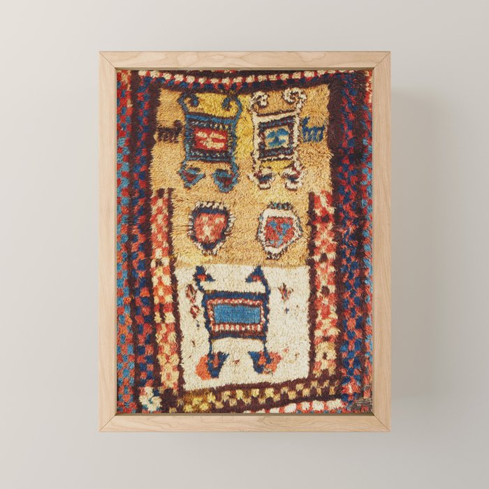 Zakatale Central Caucasus Sleeping Rug Print Mini Art Print Gallery Image 1