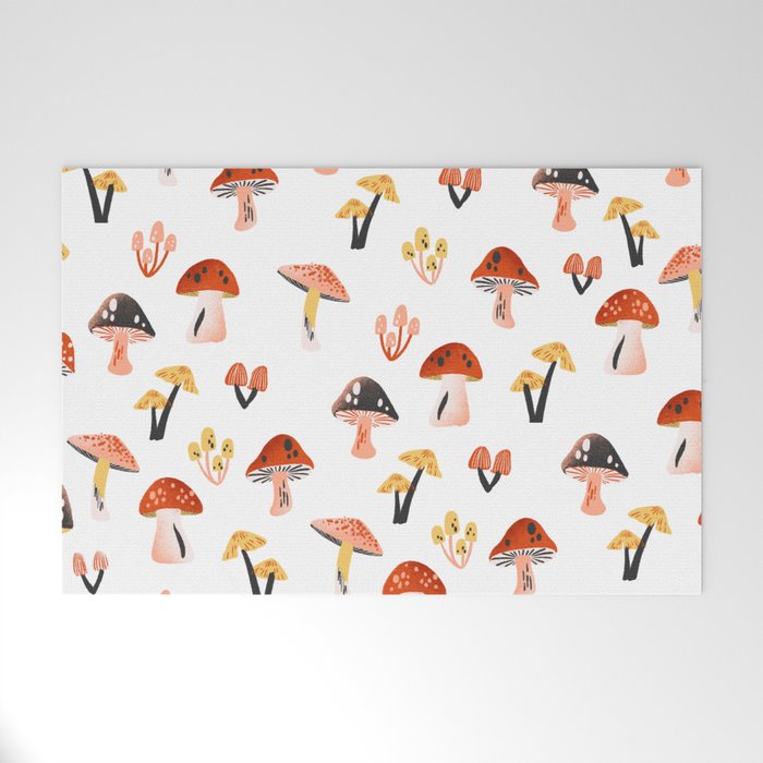 Mini Mushrooms Welcome Mat Gallery Image 1