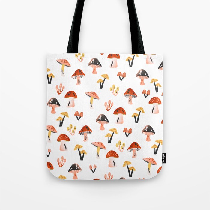 Mini Mushrooms Tote Bag Gallery Image 1