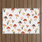 Mini Mushrooms Outdoor Rug Gallery Image 1