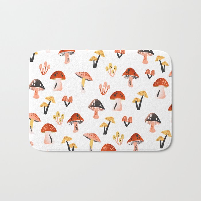 Mini Mushrooms Bath Mat Gallery Image 1
