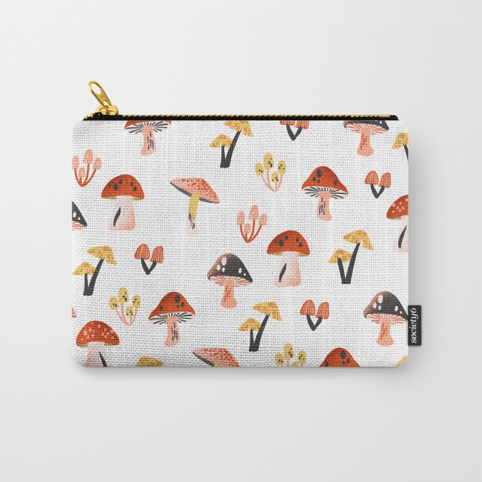 Mini Mushrooms Carry All Pouch Gallery Image 1