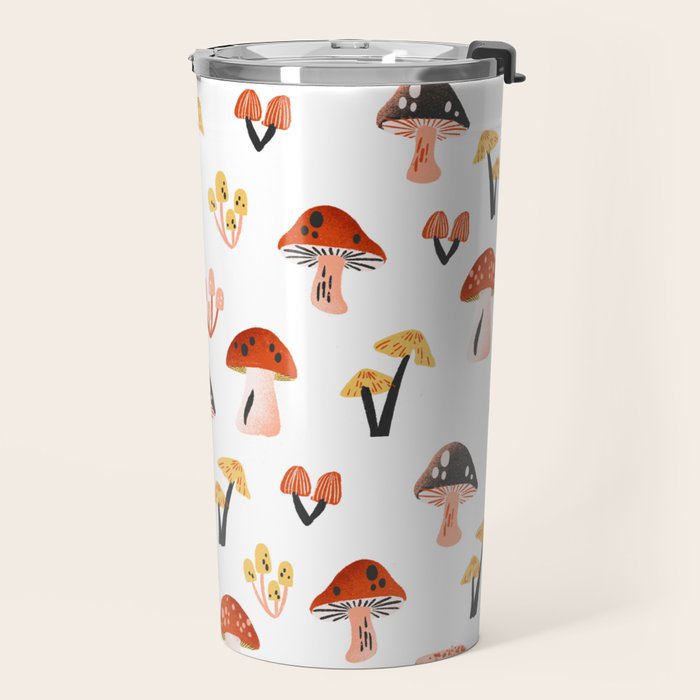 Mini Mushrooms Travel Mug Gallery Image 2