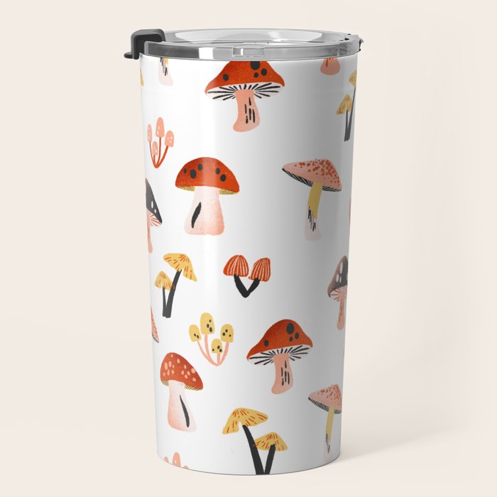 Mini Mushrooms Travel Mug Gallery Image 3